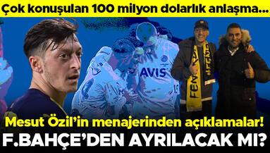 Mesut Özilin menajerinden İngiliz basınına flaş açıklamalar Fenerbahçeden ayrılacak mı