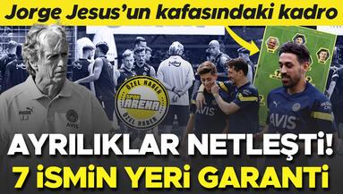 Fenerbahçede ayrılıklar netleşti, 7 ismin yeri garanti İşte Jesusun kafasındaki kadro...