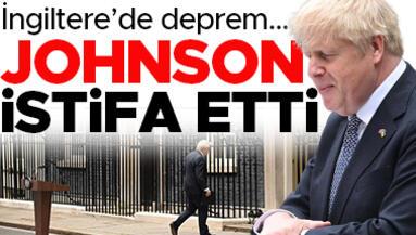 İngilterede siyasi deprem sürüyor Ve johnson istifa kararı aldı