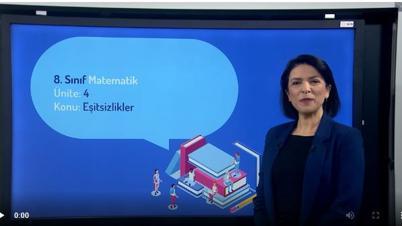 EBA TV’de yayınlanacak uzaktan eğitim videosu örneği