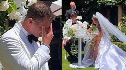 Yılın sosyete düğünü: Eski model, Kamyoncular kralının torunuyla evlendi... Gelin yürüdü, damat ağladı