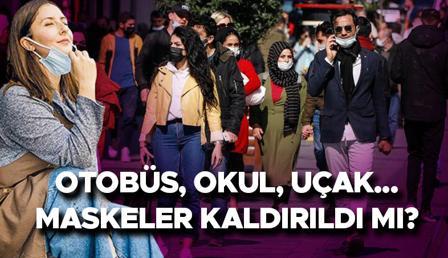Toplu taşıma, uçak, otobüs ve okullarda maske kaldırıldı mı? Bakan Koca'dan maske zorunluluğu açıklaması