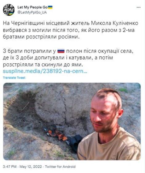 Rusyanın öldüremediği adam... Kardeşlerinin cesetleri ile diri diri gömüldü