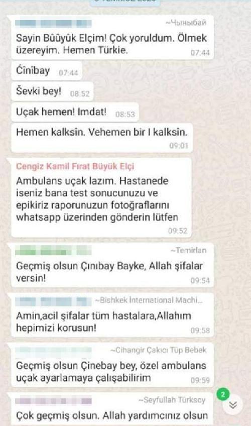 Koronavirüsten hayatını kaybeden Kırgızistan eski Meclis Başkanı'nın son sözleri yürek burktu