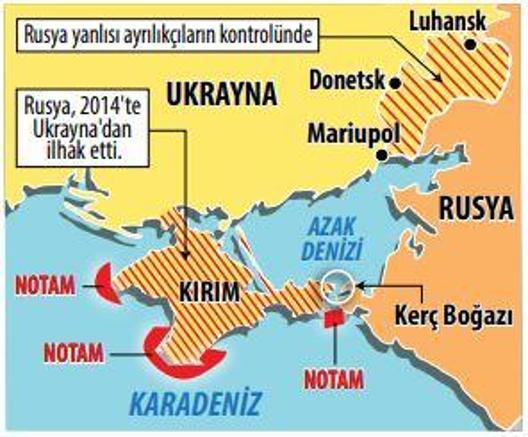 Rusya’dan Ukrayna’ya Karadeniz’den abluka