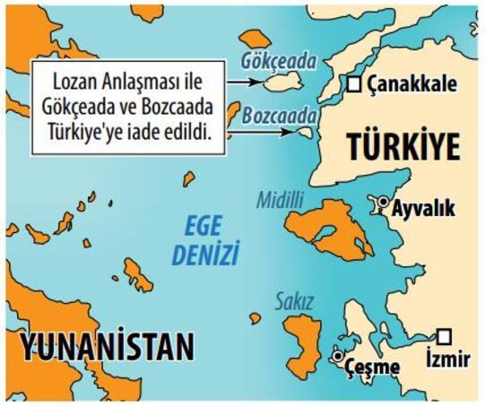 Harita skandalı! İsrail ve ABD, Gökçeada ve Bozcaada’yı Yunan toprağı gösterdi