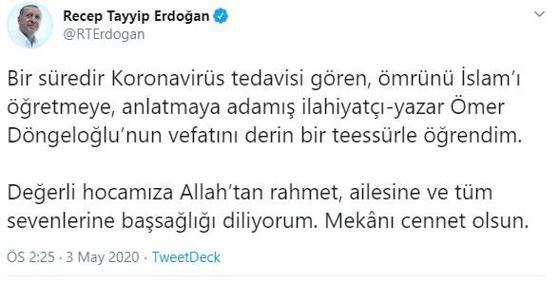 Son dakika haberi: Ömer Döngeloğlundan üzücü haber geldi Koronavirüsten hayatını kaybetti