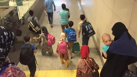 Taylandda tutuklu 173 Uygur Türkü Kayseriye getirildi