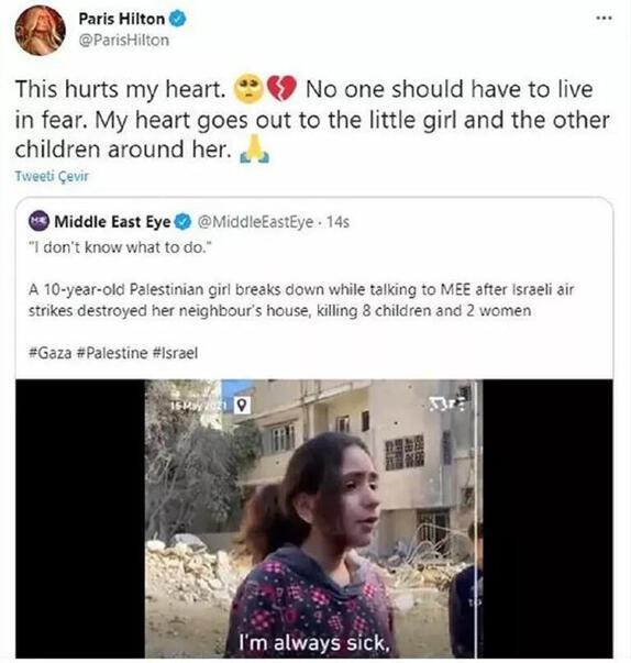 Paris Hilton, İsrail'e tepki gösterdiği paylaşımını sildi!