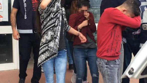 Hırsızlık şüphelileri polisten kaçamadı