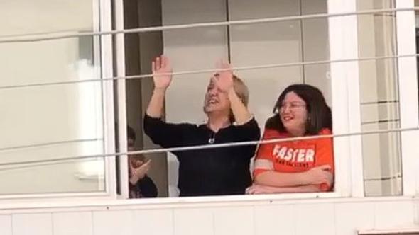 Karşıyakada karantina eğlencesi