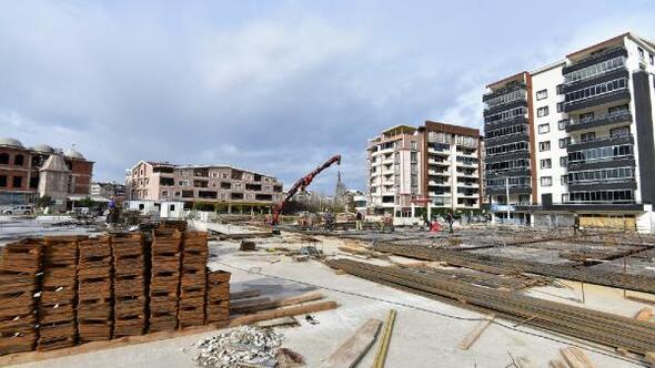 Yıldırım Belediyesi kapalı pazar alanı inşaatlarına devam ediyor