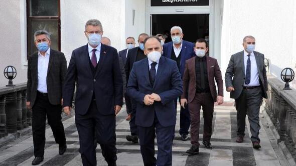 Türkşeker Genel Müdürü Alkandan Başkan Akaya taziye ziyareti