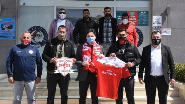 Antalyaspor Taraftar Derneğinden Başkan Kocakayaya ziyaret