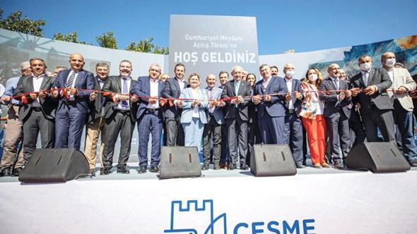 izmir haberleri cesme meydanina kavustu yerel haberler