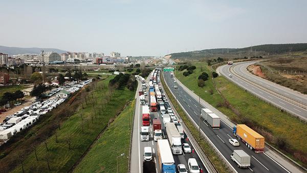 Son dakika haberi... Corona Virüs denetimi! İstanbul giriş ve ...