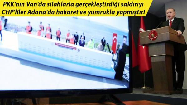 Son dakika haberi: Cumhurbaşkanı Erdoğan'dan HDP ve CHP'ye çok sert tepki Son dakika haberi: Cumhurbaşkanı Erdoğan'dan HDP ve CHP'ye çok sert tepki