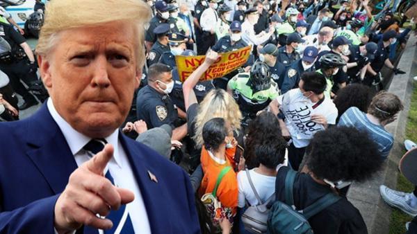 Trump'tan protestolarla ilgili flaş sözler: Çocuk oyuncağıydı