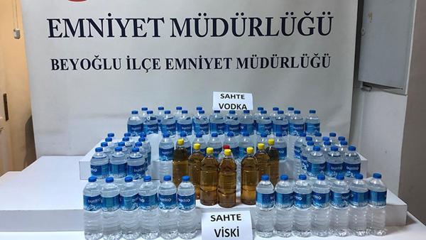 Son dakika haberler... Sahte içki operasyonunda 2 gözaltı