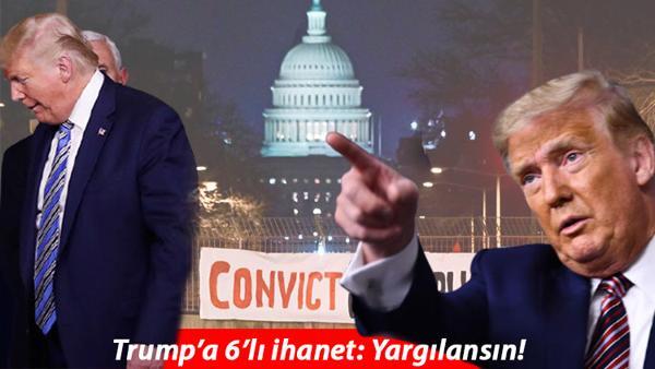 Trump'a azil davasında şok! Kendi partisi 'yargılansın' dedi Trump'a azil davasında şok! Kendi partisi 'yargılansın' dedi