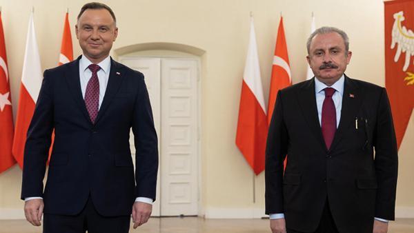TBMM Başkanı Şentop, Polonya Cumhurbaşkanı Duda ile görüştü TBMM Başkanı Şentop, Polonya Cumhurbaşkanı Duda ile görüştü