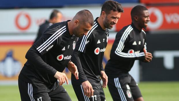 Beşiktaş'ta Antalyaspor hazırlıklarını sürdürdü! Burak Yılmaz takımla ısındı...