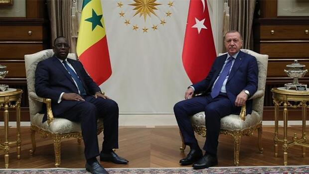 Cumhurbaşkanı Erdoğan, Senegal Cumhurbaşkanı ile görüştü