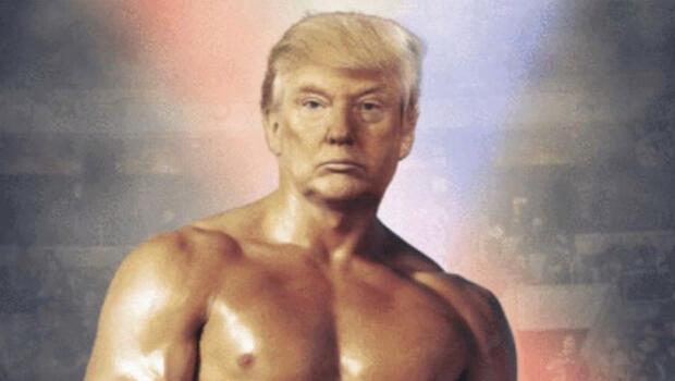 Trump'tan dikkat çeken paylaşım: Rocky Balboa
