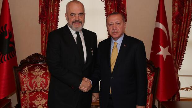 Erdoğan, Arnavutluk Başbakanı Rama'yı kabul etti 