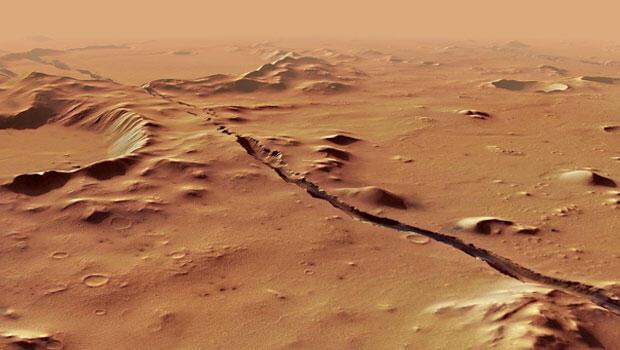 Mars'ta ilk defa aktif fay bölgesi bulundu