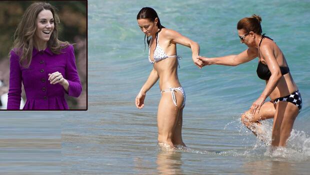 Tatil zamanı: Kate Middleton karlar ülkesine kardeşi Pippa Middleton Matthews sıcak denizlere 