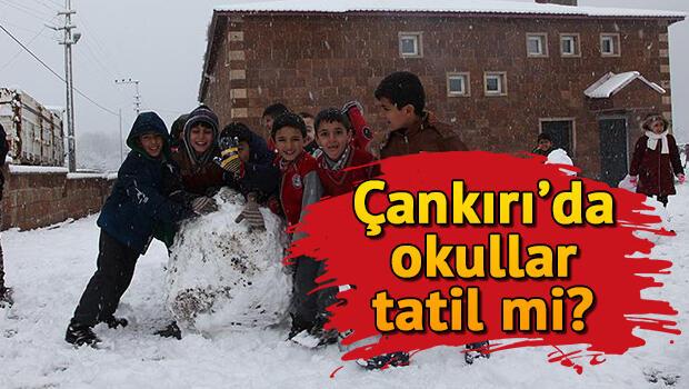 7 Ocak Salı günü Çankırı'da okullar tatil oldu mu? Yarın Çankırı'nın hangi ilçelerinde okullar tatil?