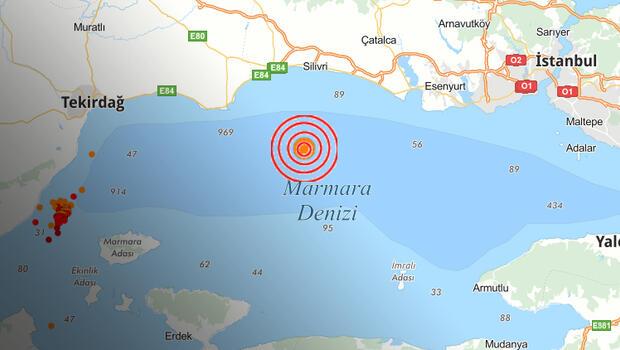 Son dakika: İstanbul'daki 4,7'lik deprem, Tekirdağ'da da hissedildi