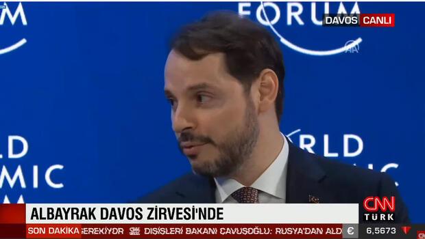 Son dakika: Davos Zirvesi'nde üçüncü gün... Bakan Albayrak: Türkiye'nin borç karnesi çok sağlam