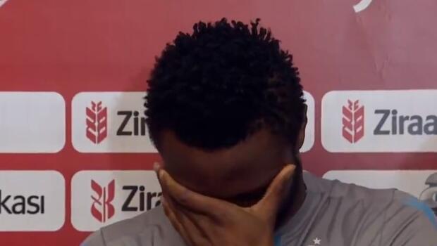 Trabzonsporlu Obi Mikel canlı yayında gözyaşlarını tutamadı