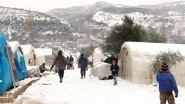 Esad’dan kaçtılar kışa yakalandılar