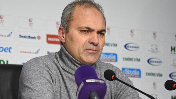 Erzurumspor Teknik Direktörü Erkan Sözeri: 