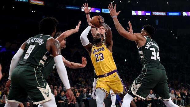 NBA'de gecenin sonuçları | Mesaj maçında LA Lakers, Milwaukee Bucks'ı mağlup etti!
