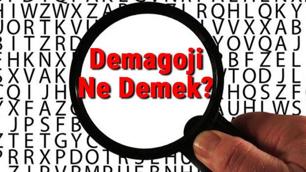 Demagoji Ne Demek? Demagoji Nedir? Demagoji Tdk Kelime Anlamı