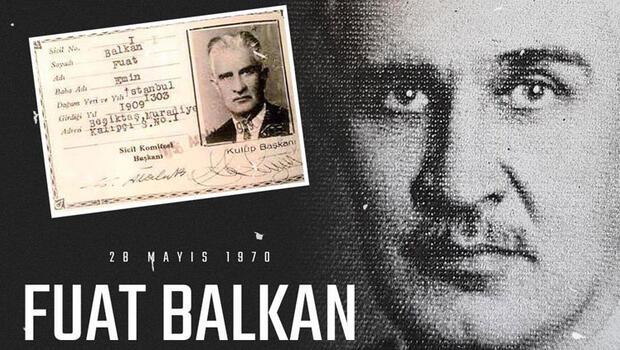 Beşiktaş kurucularından Fuat Balkan'ı andı
