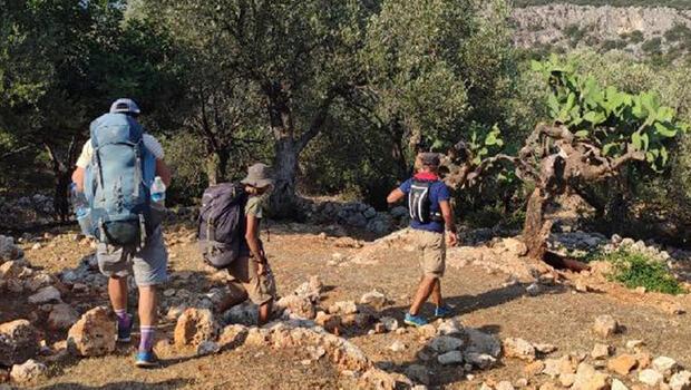 Likya Yolu'nda mahsur kalan 2 arkadaş, 3 saat sonra kurtarıldı