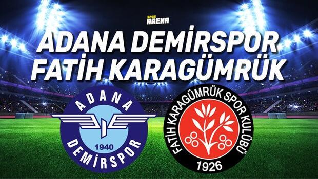 Adana Demirspor Fatih Karagümrük maçı ne zaman, saat kaçta, hangi kanalda?