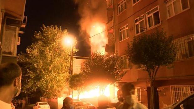 Şişli'de gecekondu yangını! Alevler 4 binaya sıçradı