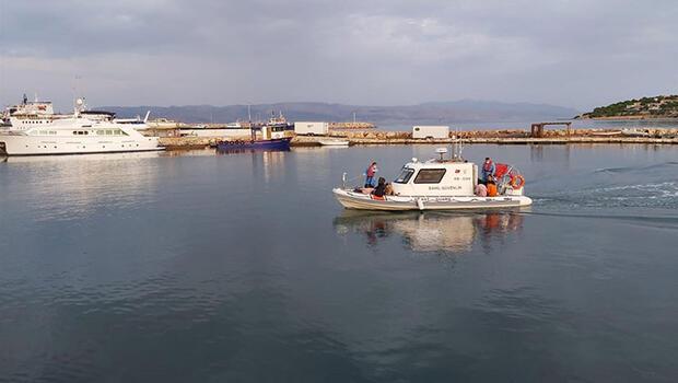 İzmir'de Türk kara sularına geri itilen 10 sığınmacı kurtarıldı