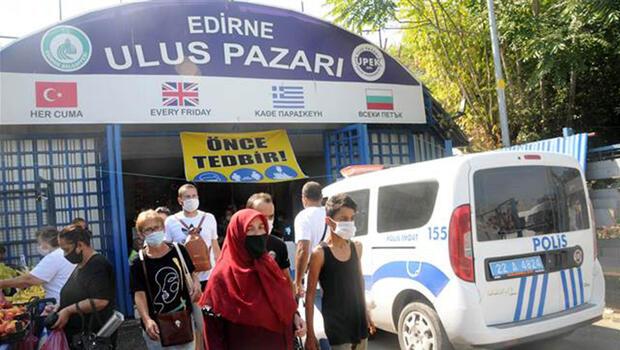 Edirne’ye gelen Bulgar turistlere, kendi dillerinde koronavirüs uyarısı