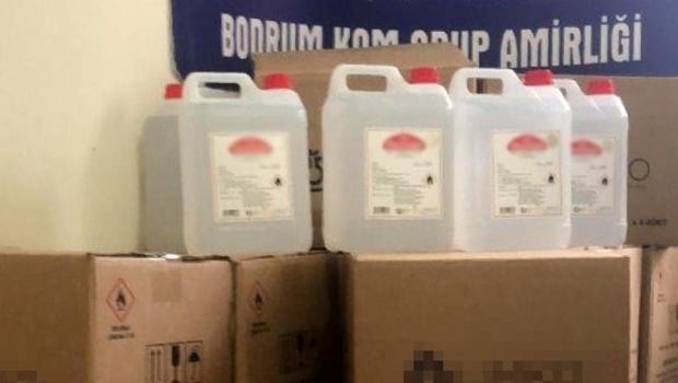 Bodrum'da eczanede ele geçirdi! 545 litre...