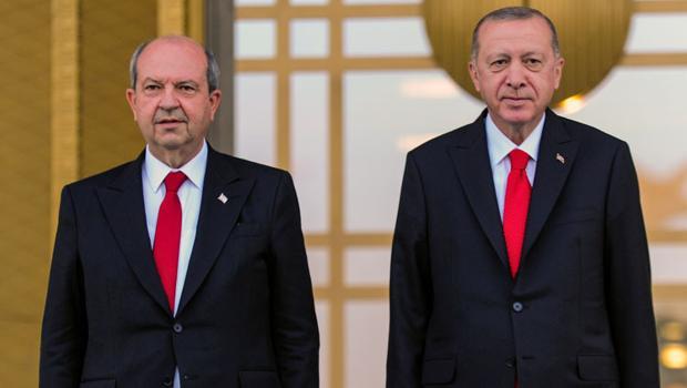 Son dakika haberi... Cumhurbaşkanı Erdoğan ve Ersin Tatar'dan önemli açıklamalar