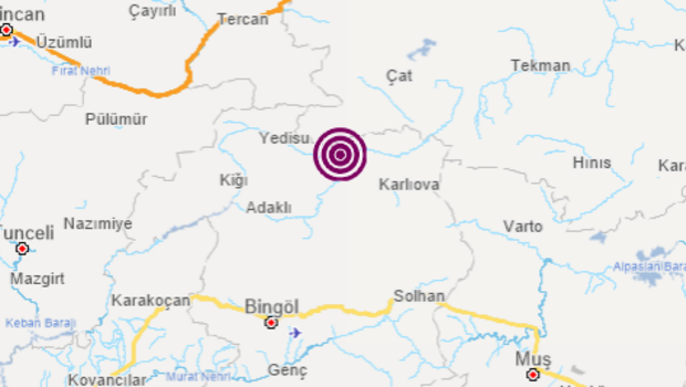 Son dakika... Bingöl'de 4.2 büyüklüğünde deprem