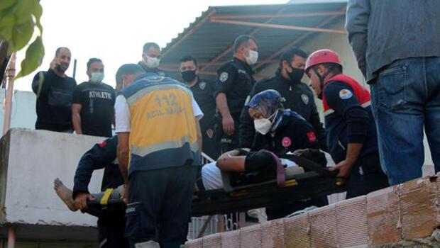 Tadilat sırasında yıkılan duvarın altında kalan işçi yaralandı  