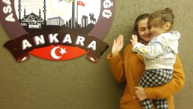 Ankara'da babasının kaçırdığı 2 yaşındaki çocuk, bulunup, annesine teslim edildi